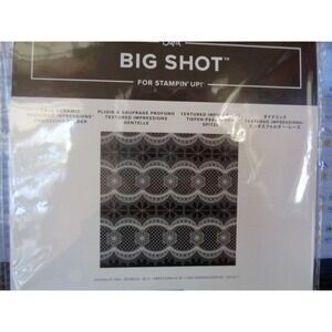 Stampin' Up Lace Embossing Folder Textured Sizzix Big Shot